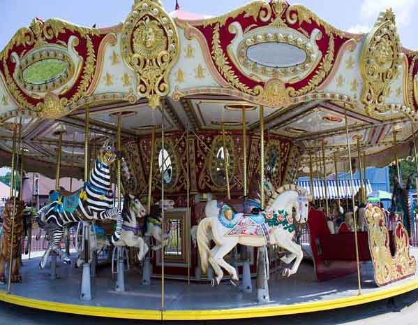 Carousel ride from Beston equipment
