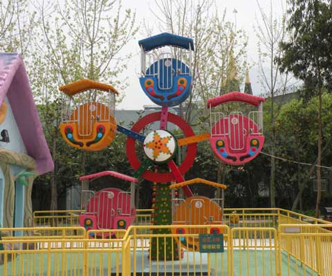 Miniature Amusement Park Ferris Wheel Ride