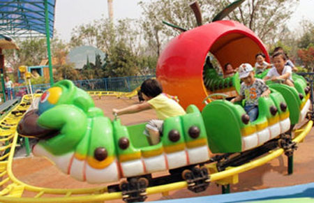 Mini kids roller coaster
