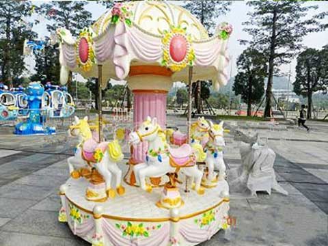 miniature carousel ride for kids