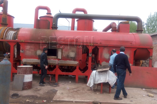 charcoal production machinery