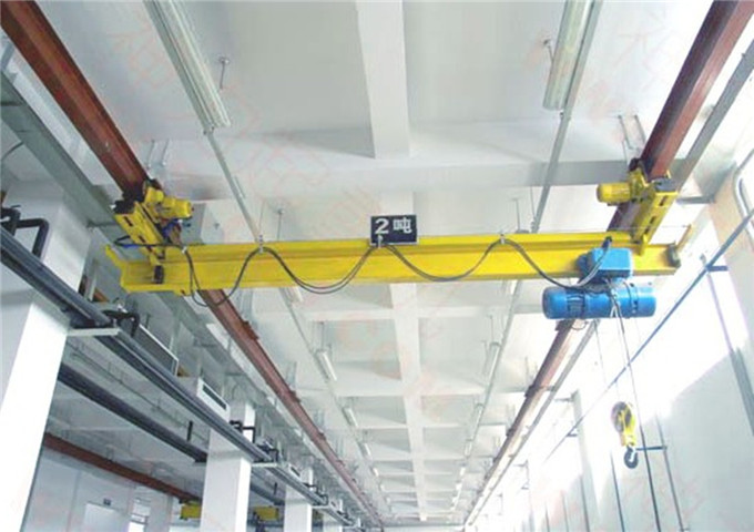1 ton low clearance single girder bridge crane