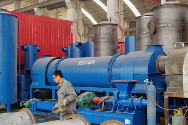Palm Kernel Shell Charcoal Machine