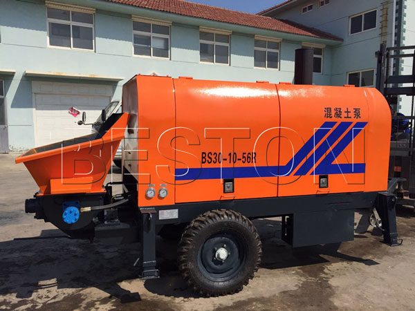 portable concrete pumper