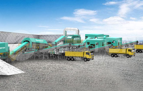 Beston Garbage Recycling Machine for Sale