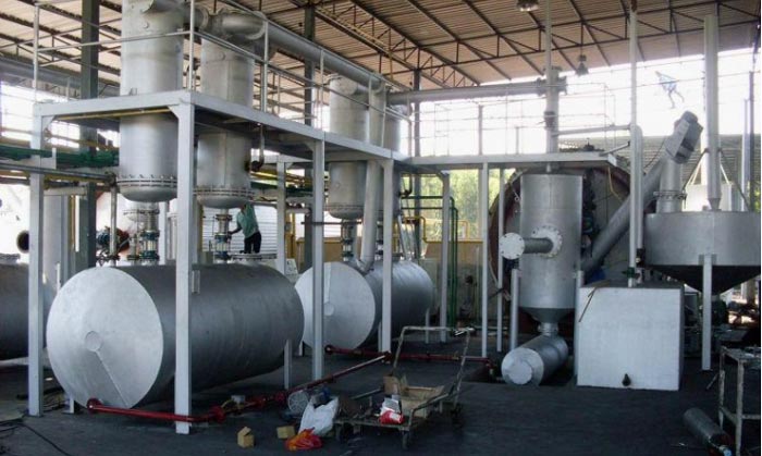 scrap tire recycling system