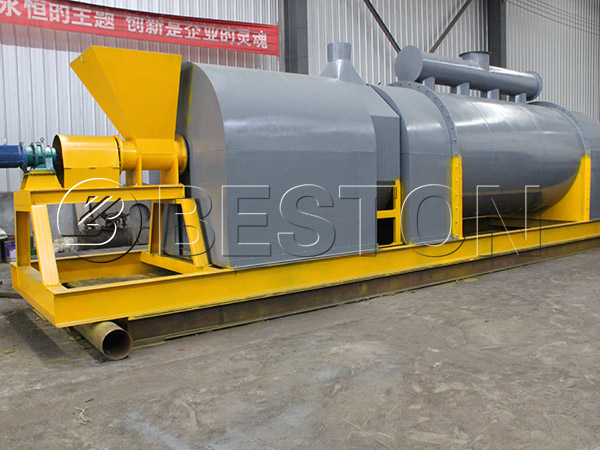 Beston Palm Shell Carbonization Machine