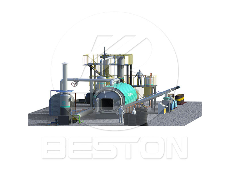 planta de pirolisis 3D -BESTON