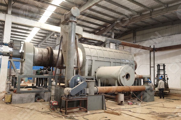 A Bamboo Charcoal Making Machine